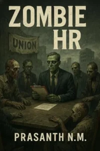 Zombie HR: “Where zombies demand rights, and the living are just trying to survive. A hilarious, darkly satirical journey into the workplace after the apocalypse.”