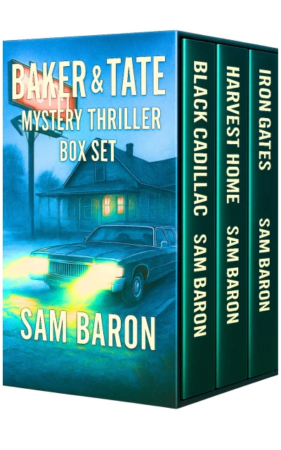 BAKER & TATE MYSTERY THRILLERS BOX SET: Three addictive new small town mystery thrillers (Black Cadillac, Harvest Home, Iron Gates) (Baker & Tate Mystery Thriller Box Sets)