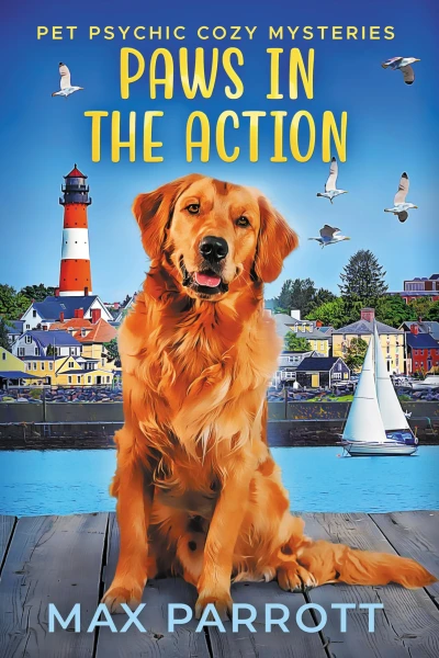 Paws in the Action: Psychic Sleuths and Talking Dogs (Pet Psychic Cozy Mysteries Book 1)