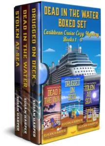 Dead in the Water Boxed Set: Caribbean Cruise Cozy Mystery, Books 1 – 3 (Caribbean Cruise Cozy Mystery Boxed Set)