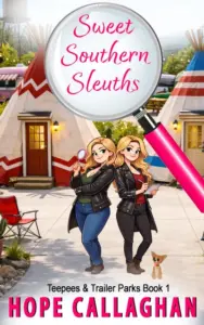 Teepees and Trailer Parks: A cozy mystery novella quick read (Sweet Southern Sleuths Short Stories Book 1)