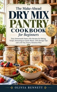 The Make-Ahead Dry Mix Pantry Cookbook for Beginners: Easy Homemade Pantry Mix Recipes for Baking, Soups, Seasonings & Quick Meals, with Storage Tips and a 60-Day Pantry Rotation Plan